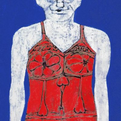 Transvestite Man in Rose Chemise